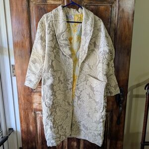 Vintage Kimono Style Tapestry Kimono Jacket No Brand Or Size Measurements In Pic